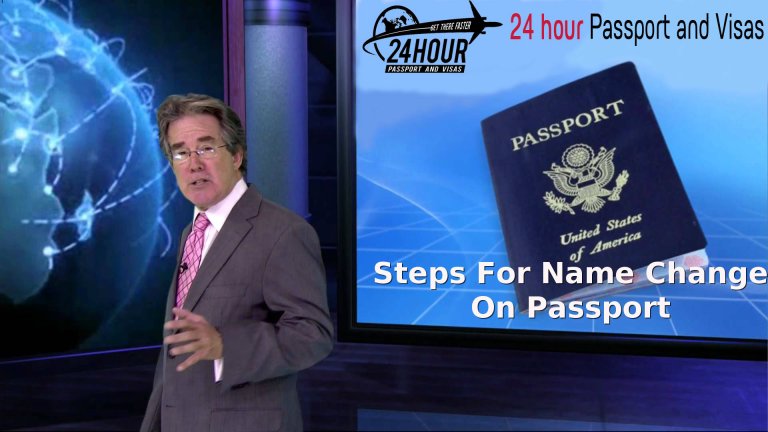 Name change on passport